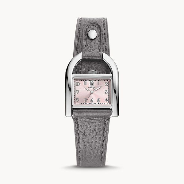 Đồng Hồ Nữ Fossil Corra ES5265 Harwell Three-Hand Light Gray Litehide Leather Màu Xám Hồng - Đồng hồ - Vua Hàng Hiệu