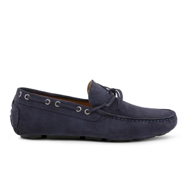 Giày Lười Nam Duca Di Morrone Edoardo-Cam_Navy Màu Xanh Navy Size 42 - Giày - Vua Hàng Hiệu
