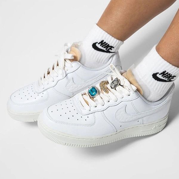 Giày Thể Thao Nike Air Force 1 Low 07 Lx Bling CZ8101-100 Màu Trắng Size 40 - Giày - Vua Hàng Hiệu