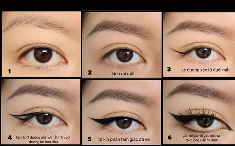 Hướng dẫn cách kẻ eyeliner mắt cáo thu hút mọi ánh nhìn