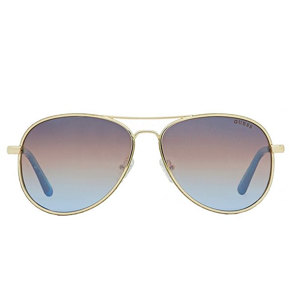 Kính Mát Nữ Guess Aviator Sunglasses GU7555 33F Màu Xanh - Kính mắt - Vua Hàng Hiệu