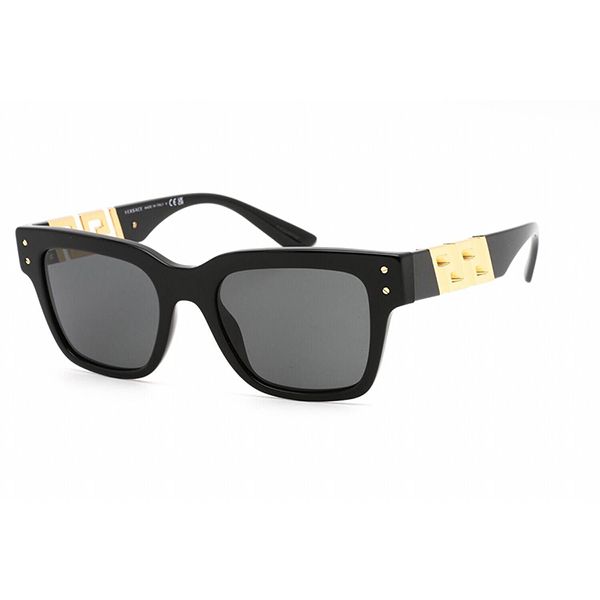 Kính Mát Versace Size 52mm Black Sunglasses VE4421-GB187-52 Màu Đen Xám - Kính mắt - Vua Hàng Hiệu