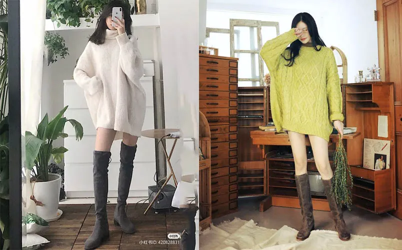 Mách bạn 12 cách mix đồ với boot cao quá gối đẹp chuẩn