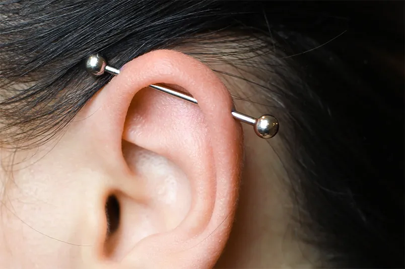 Mức độ đau của các vị trí xỏ khuyên tai phổ biến hiện nay