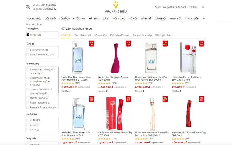 7 chai nước hoa Kenzo mùi nào rất thơm lưu hương lâu - 12