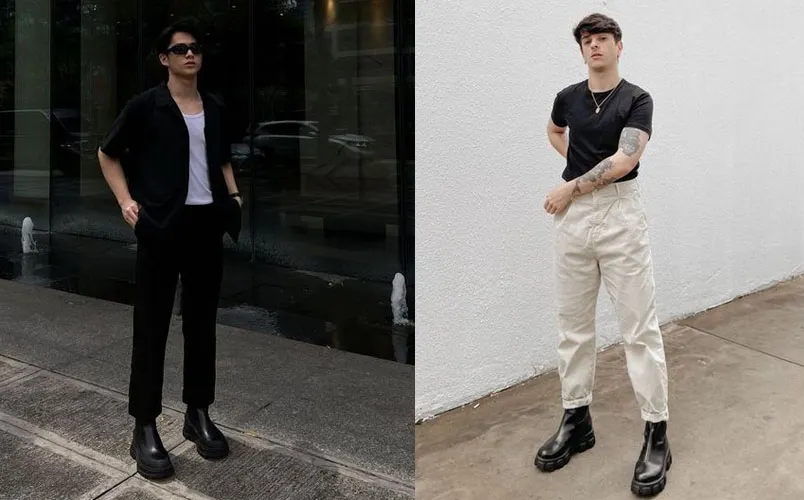 12 outfit phối đồ với giày boot nam đẹp cho mọi dịp
