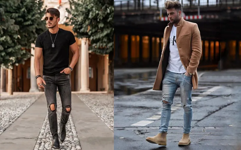 12 outfit phối đồ với giày boot nam đẹp cho mọi dịp