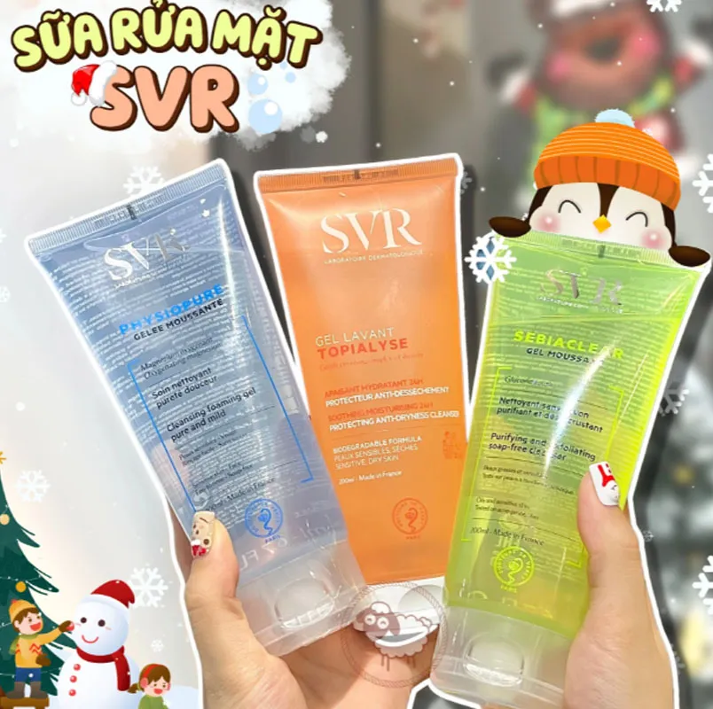 So sánh sữa rửa mặt SVR và Cerave? Loại nào tốt hơn