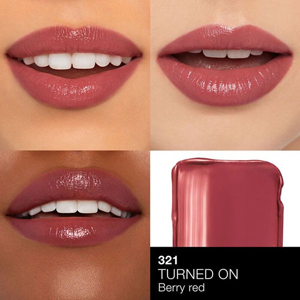 Son Dưỡng Nars Afterglow Sensual Shine Lipstick 321 Turned On Berry Red Màu Đỏ Berry - Son Môi - Vua Hàng Hiệu