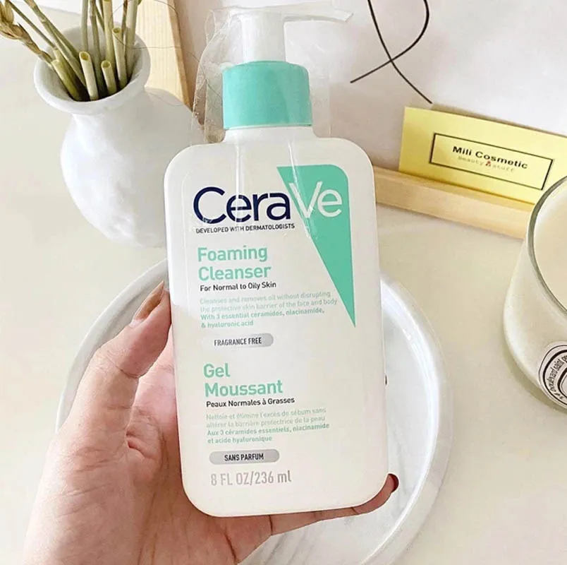 Top 6 sữa rửa mặt Cerave cho da dầu mụn tốt 2025