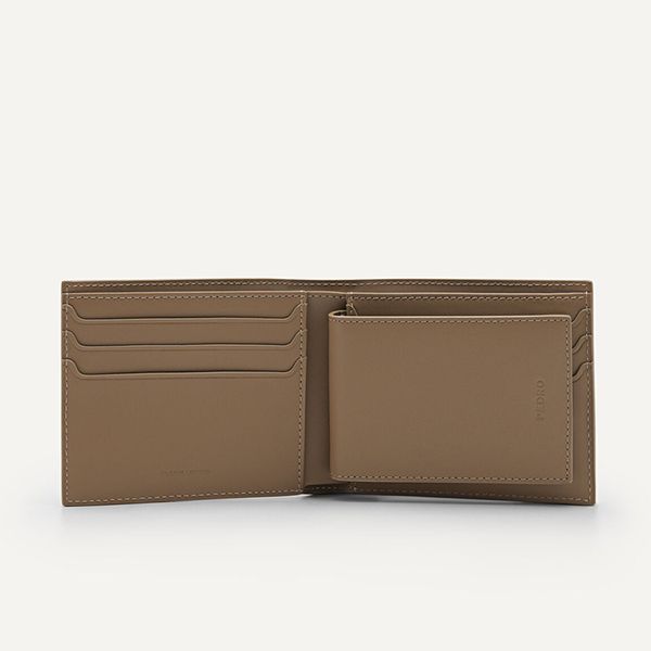 Ví Nam Pedro Icon Leather Bi-Fold Wallet in Pixel – Taupe 16500073-2 Màu Nâu - Túi xách - Vua Hàng Hiệu