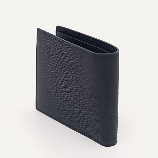 Ví Nam Pedro Oliver Leather Bi-Fold Wallet with Insert 16500022 Màu Xanh navy - Túi xách - Vua Hàng Hiệu