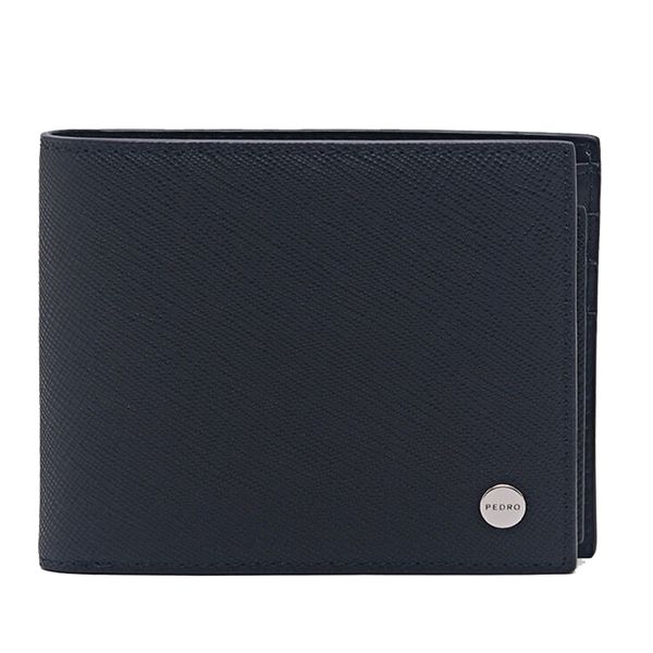 Ví Nam Pedro Oliver Leather Bi-Fold Wallet with Insert 16500022 Màu Xanh navy - Túi xách - Vua Hàng Hiệu