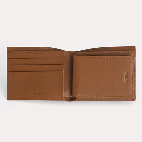 Ví Nam Pedro Textured Leather Bi-Fold Wallet with Insert – Cognac 15940204 Màu Nâu - Túi xách - Vua Hàng Hiệu