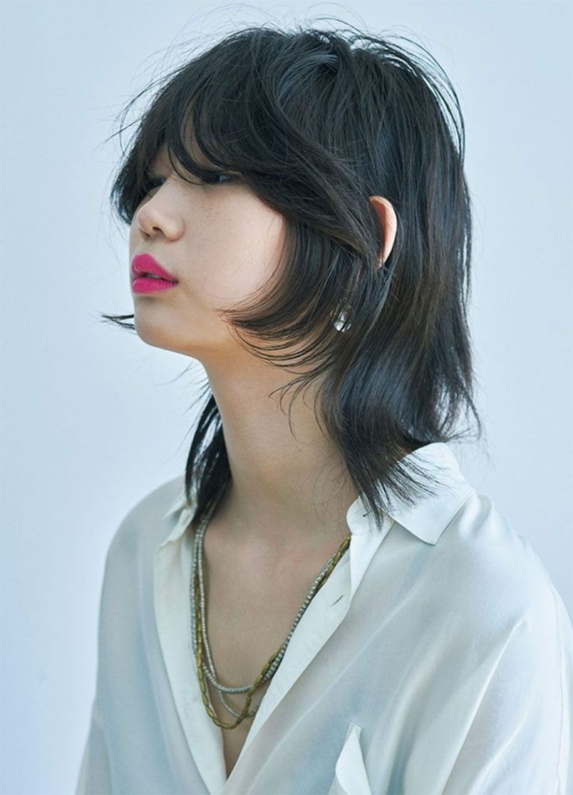 15+ kiểu tóc mullet layer nữ mặt tròn trẻ trung, rất phổ biến