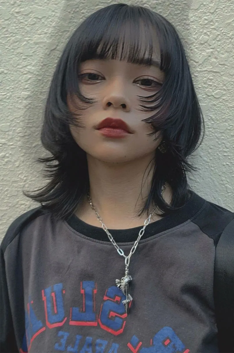15+ kiểu tóc mullet layer nữ mặt tròn trẻ trung, rất phổ biến