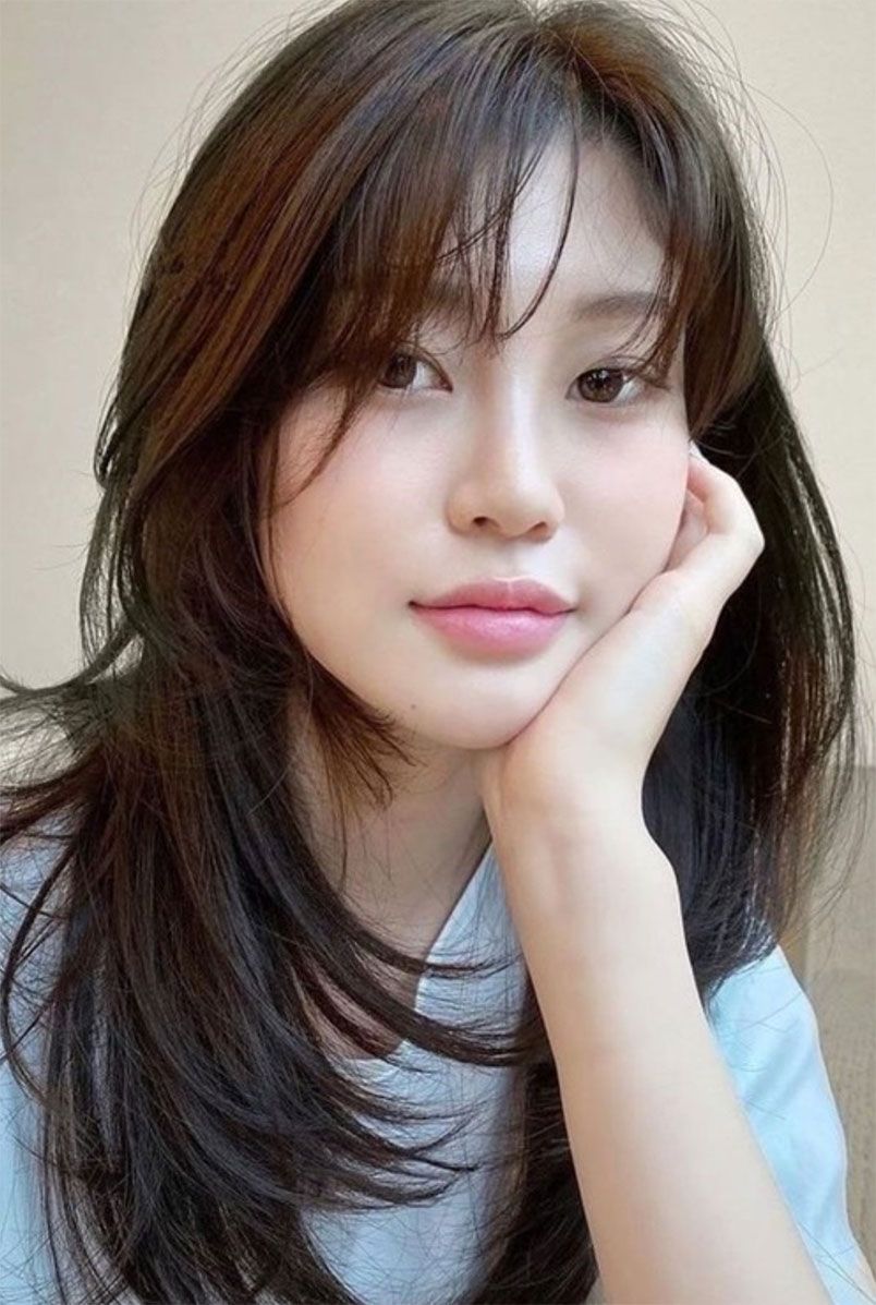 15+ kiểu tóc mullet layer nữ mặt tròn trẻ trung, rất phổ biến