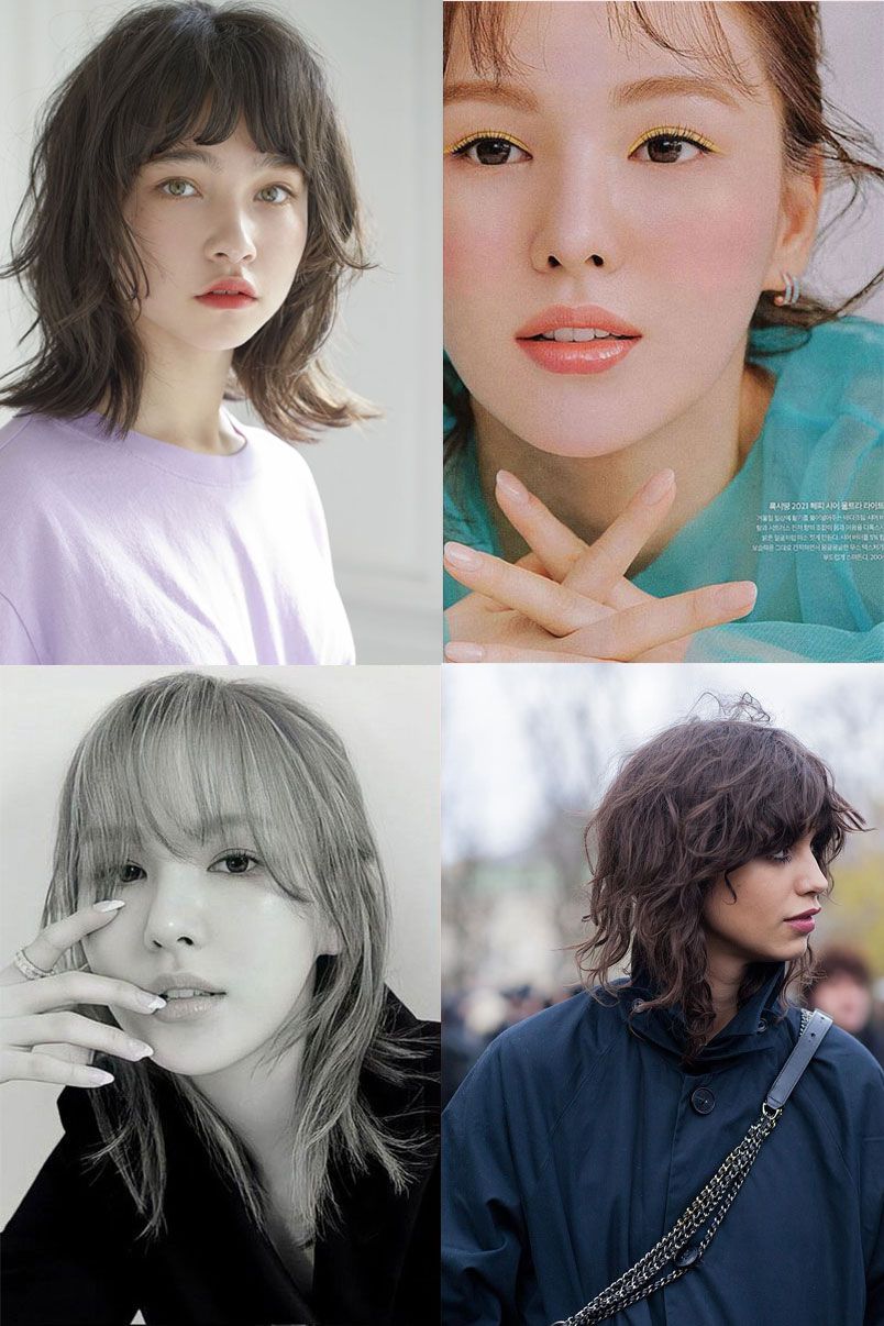 15+ kiểu tóc mullet layer nữ mặt tròn trẻ trung, rất phổ biến