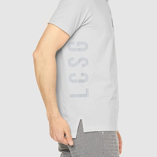 Áo Polo Nam Le Coq Sportif Golf Men's Short Sleeve Shirt QGMVJA00V Màu Xám - Thời trang - Vua Hàng Hiệu