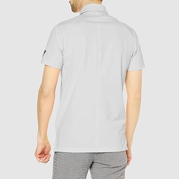 Áo Polo Nam Le Coq Sportif Golf Men's Short Sleeve Shirt QGMVJA00V Màu Xám - Thời trang - Vua Hàng Hiệu