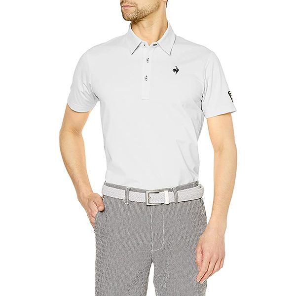 Áo Polo Nam Le Coq Sportif Golf Men's Short Sleeve Shirt QGMVJA00V Màu Xám - Thời trang - Vua Hàng Hiệu
