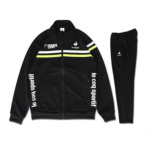 Bộ Quần Áo Nỉ Nam Le Coq Sportif Jersey Sweat QMMTJX01CP Màu Đen - Thời trang - Vua Hàng Hiệu