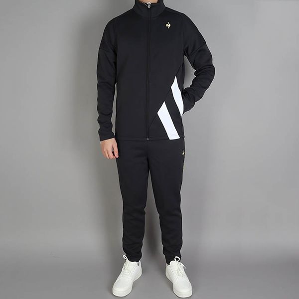 Bộ Quần Áo Nỉ Nam Le Coq Sportif QMMSJF43/QMMSJG43 Màu Đen - Thời trang - Vua Hàng Hiệu