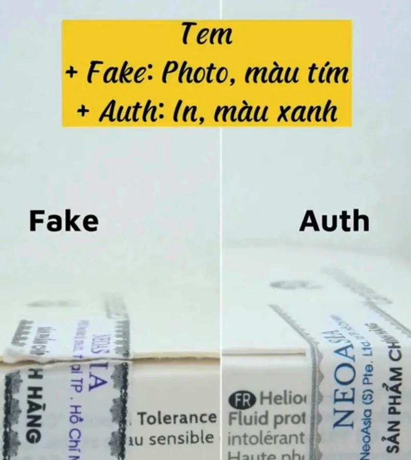 6 cách phân biệt kem chống nắng Heliocare THẬT GIẢ chính xác