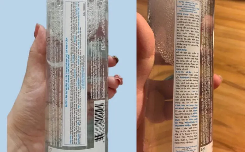 7 cách phân biệt tẩy trang La Roche Posay thật giả đơn giản chuẩn xác