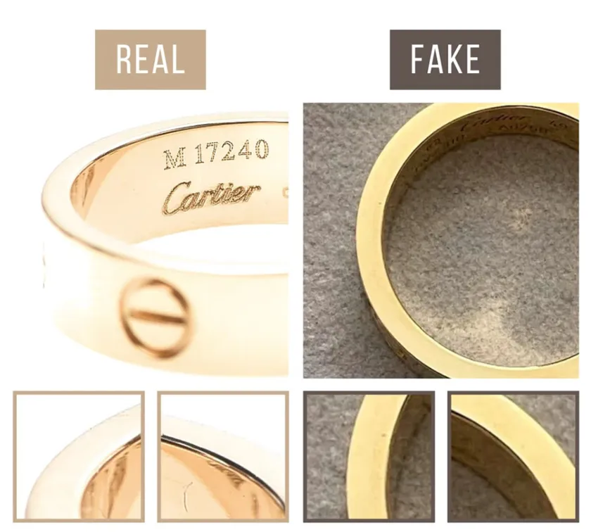 6 cách phân biệt trang sức Cartier thật giả bằng mắt thường
