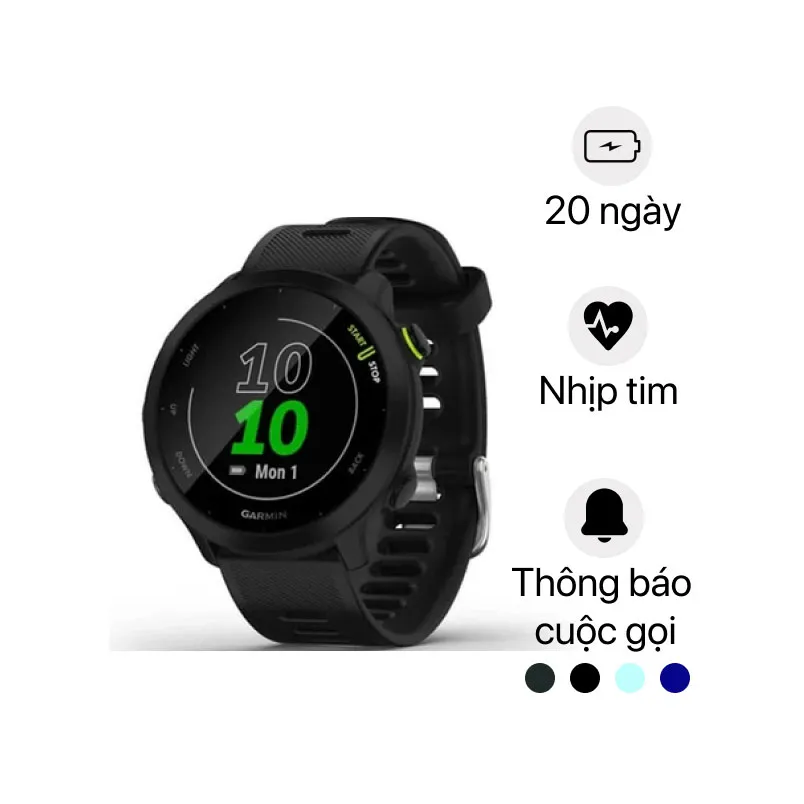 Đánh giá đồng hồ thông minh Garmin Forerunner 55 đa tiện ích