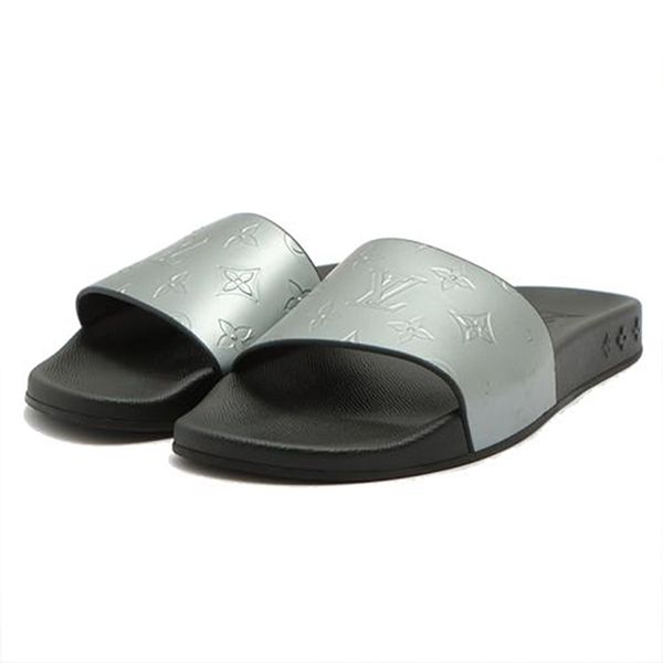 Dép Nam Louis Vuitton LV Waterfront Line Mule Grey VS0251 Màu Xám Size 40 - Dép - Vua Hàng Hiệu