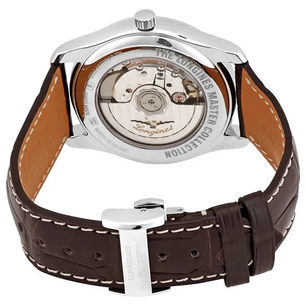 Đồng Hồ Nam Longines Master Automatic Diamond Silver Dial Men's Watch L2.909.4.77.3 Màu Nâu Bạc - Đồng hồ - Vua Hàng Hiệu