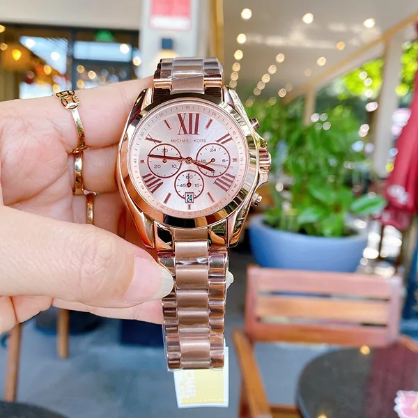 Đồng Hồ Nam Michael Kors MK5503 Watch 42mm Màu Vàng Hồng - Đồng hồ - Vua Hàng Hiệu