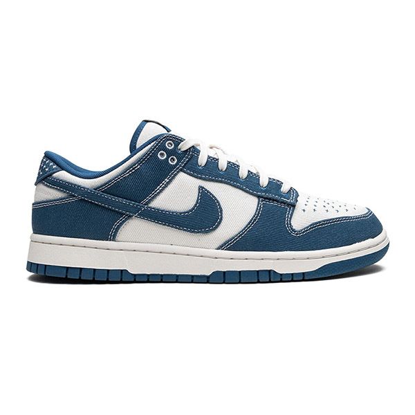 Giày Thể Thao Nam Nike Dunk Low Industrial Blue Sashiko DV0834-101 Màu Trắng Phối Xanh Size 40 - Giày - Vua Hàng Hiệu