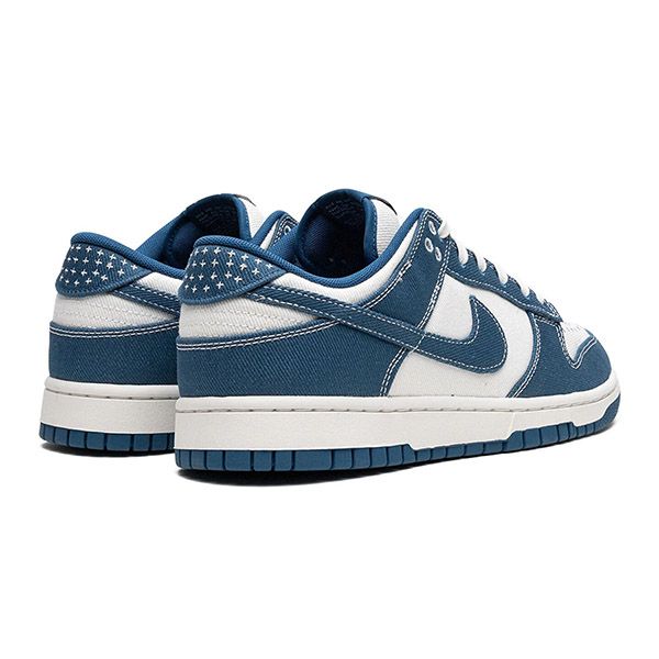 Giày Thể Thao Nam Nike Dunk Low Industrial Blue Sashiko DV0834-101 Màu Trắng Phối Xanh Size 40 - Giày - Vua Hàng Hiệu