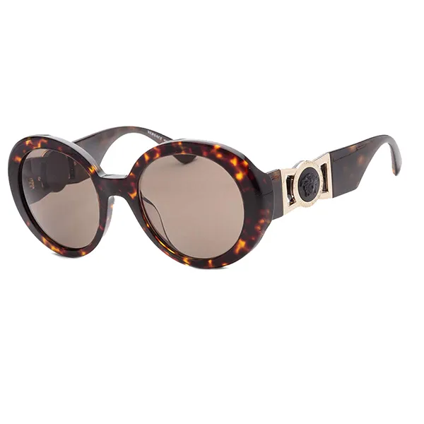 Kính Mát Nữ Versace Fashion Women's Sunglasses VE4414F-108-3 Màu Nâu - Kính mắt - Vua Hàng Hiệu