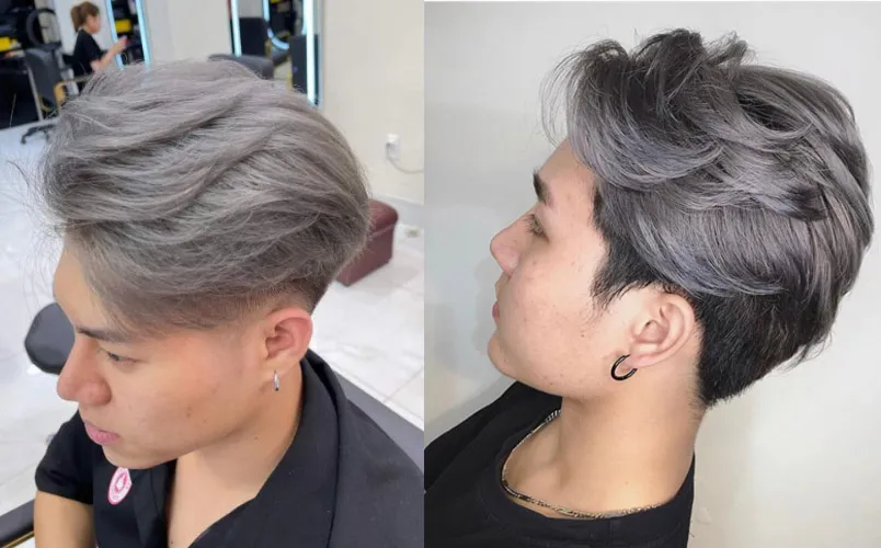 Những màu nhuộm không cần tẩy tóc cho nam vô cùng đẹp