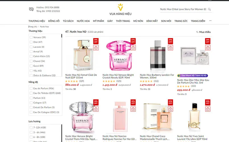 6 chai nước hoa mùi hoa cỏ nhẹ nhàng thơm lâu cho nữ - 18