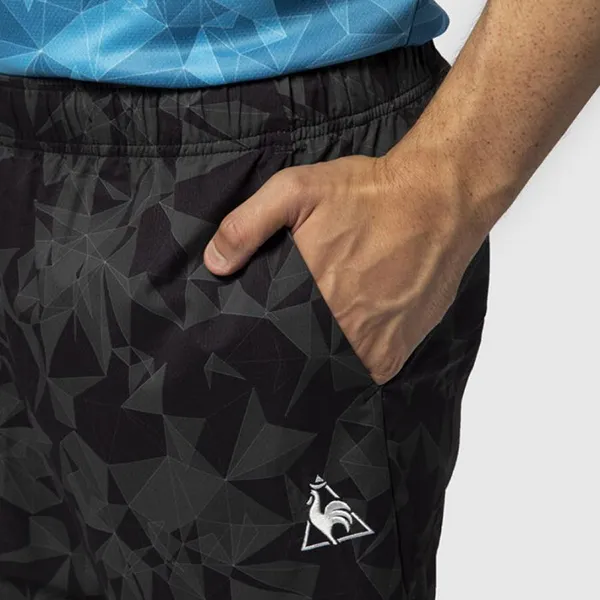 Quần Short Nam Le Coq Sportif QMMPJG22 Màu Đen - Thời trang - Vua Hàng Hiệu