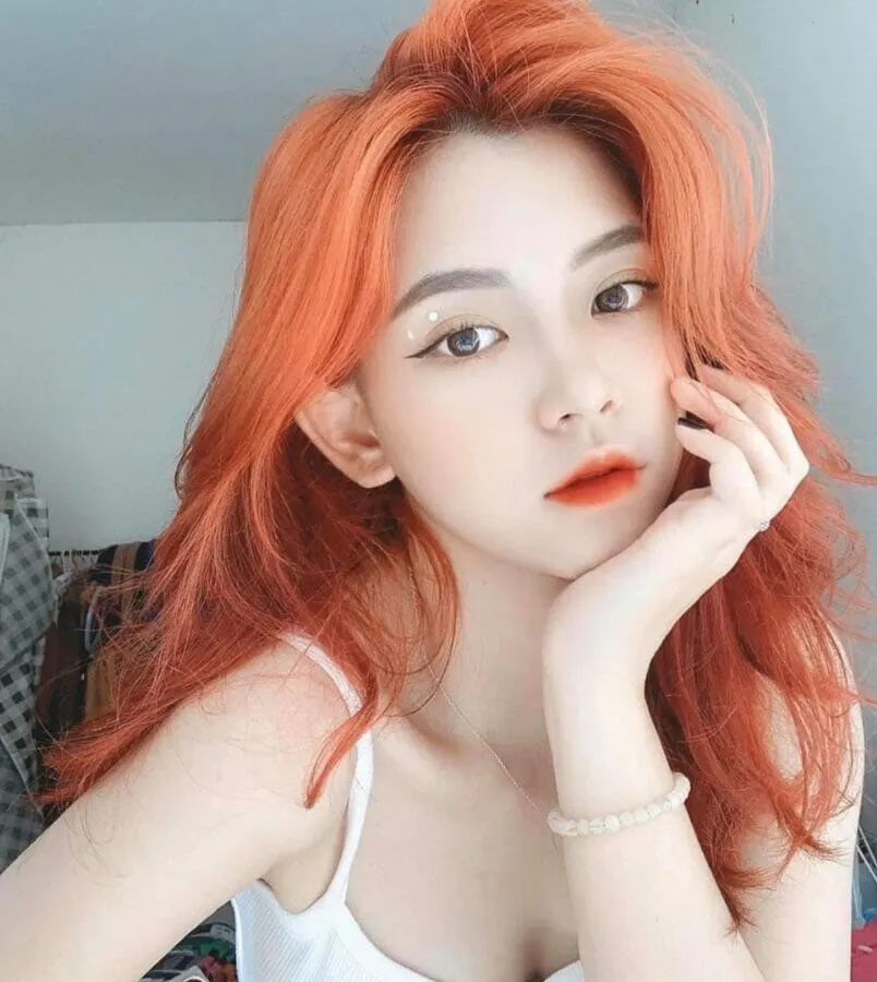 12+ kiểu tóc màu nâu cam HOT giúp thăng hạng nhan sắc