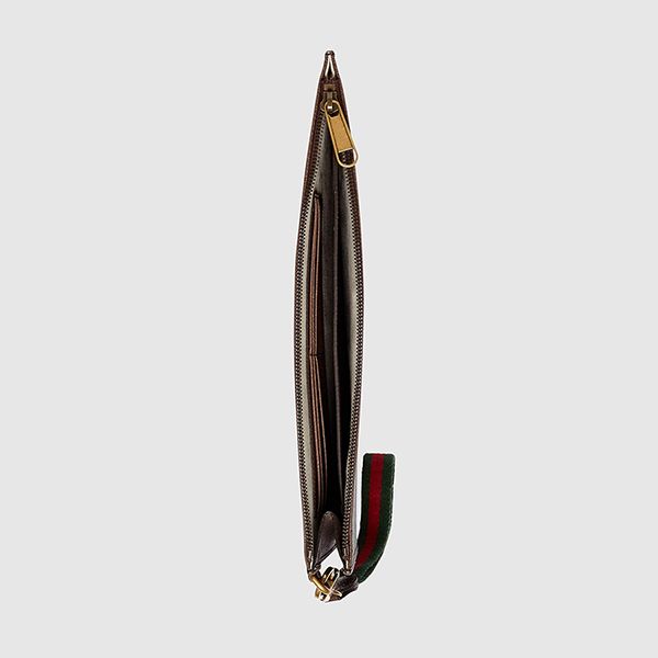 Túi Cầm Tay Nam Gucci Tiger Print GG Pouch 688378 UUABC 9885 Phối Màu - Túi xách - Vua Hàng Hiệu