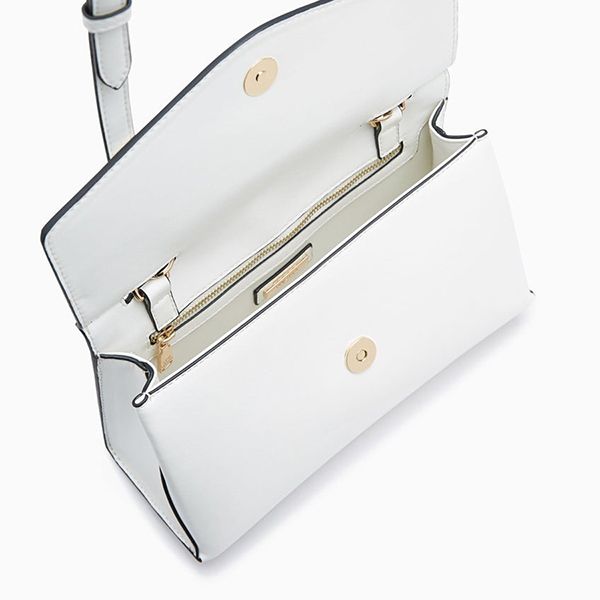 Túi Đeo Chéo Nữ Lyn Lissa Crossbody Bags LL23FBF016 Màu Trắng - Túi xách - Vua Hàng Hiệu