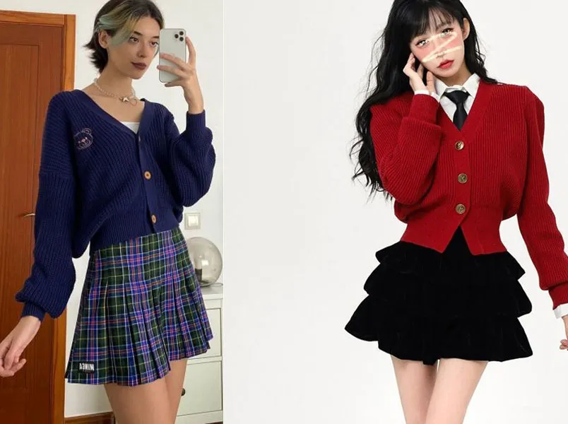 11 cách phối đồ với áo khoác len cardigan mỏng mùa thu vô cùng đẹp
