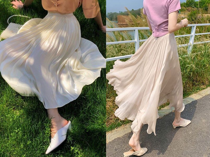 11+ cách phối đồ với chân váy voan chuẩn style Hàn