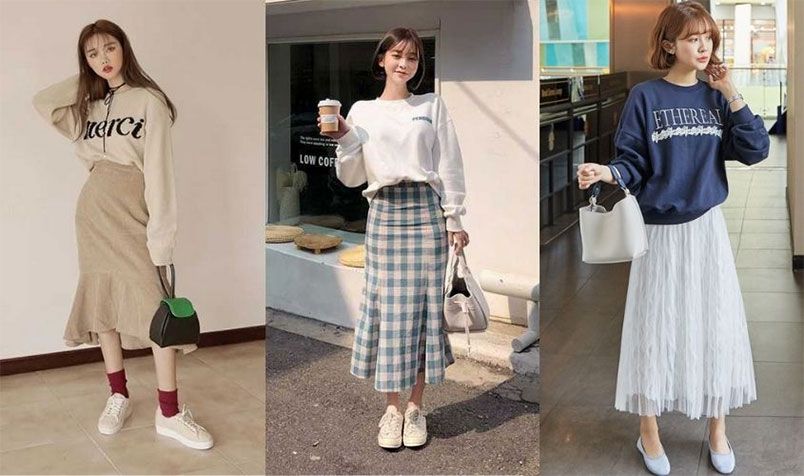 11+ cách phối đồ với chân váy voan chuẩn style Hàn