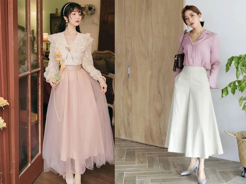 11+ cách phối đồ với chân váy voan chuẩn style Hàn