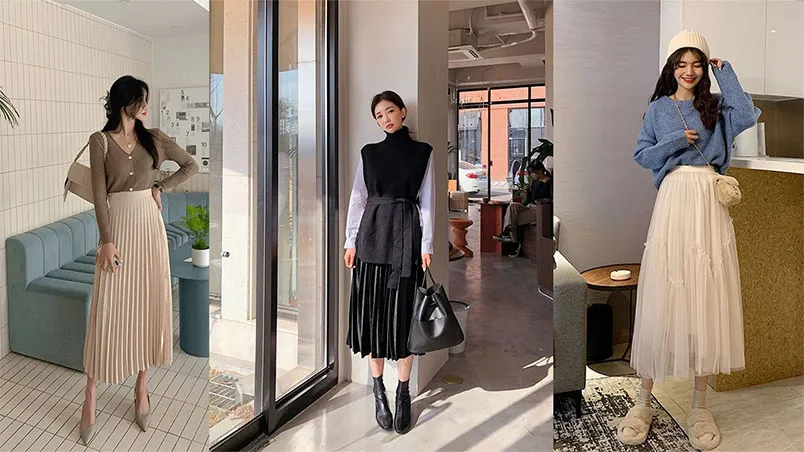 11+ cách phối đồ với chân váy voan chuẩn style Hàn