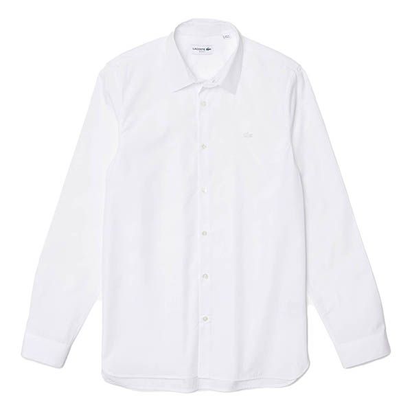 Áo Sơ Mi Nam Lacoste Camisa De Hombre Slim Fit De Algodón CH8521-00-001 Màu Trắng Size 40 - Thời trang - Vua Hàng Hiệu