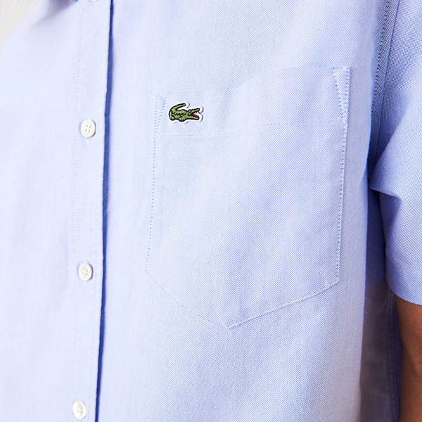 Áo Sơ Mi Nam Lacoste Men's Regular Fit Oxford Cotton Shirt CH2949-IN-HBP Màu Xanh Blue Size 39 - Thời trang - Vua Hàng Hiệu